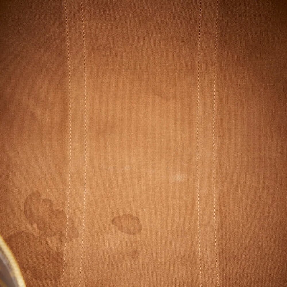 LOUIS VUITTON Brown Monogram Leather Keepall 60 Boston Bag - Picture 13 of 15